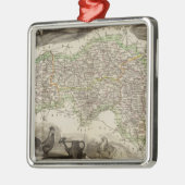 Dept. De L'Orne Silbernes Ornament (Links)