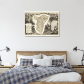 Dept. des Unterrheins Leinwanddruck (Insitu (Schlafzimmer))