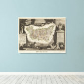 Dept Des Vosges Leinwanddruck (Insitu (Holzboden))