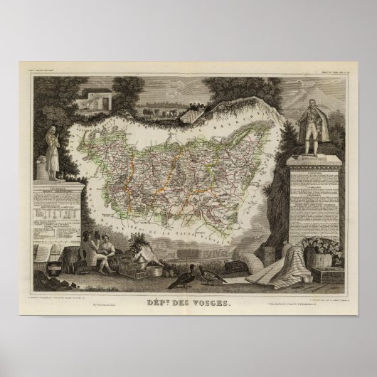 Dept Des Vosges Poster (Vorne)