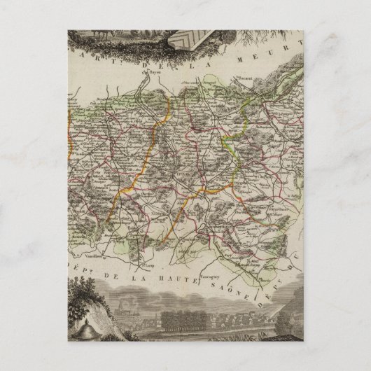 Dept Des Vosges Postkarte (Vorderseite)