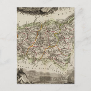 Dept Des Vosges Postkarte