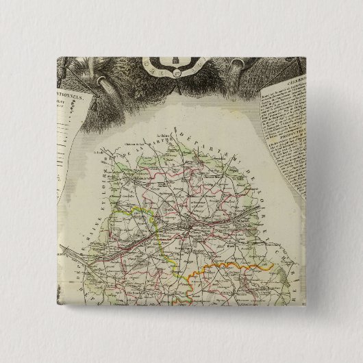 Dept D'Indre und Dormaus Button (Vorderseite)