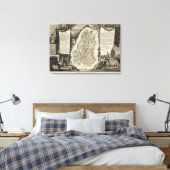 Dept. Du Haut Rhin Leinwanddruck (Insitu (Schlafzimmer))