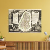 Dept. Du Haut Rhin Leinwanddruck (Insitu (Wohnzimmer))