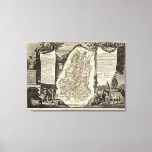 Dept. Du Haut Rhin Leinwanddruck