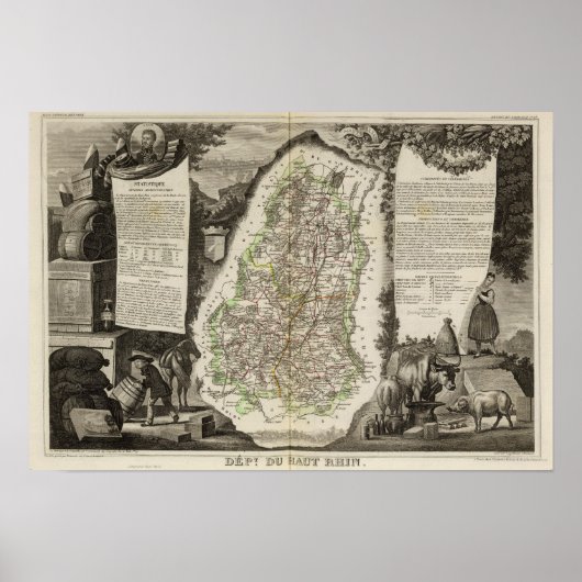 Dept. Du Haut Rhin Poster (Vorne)