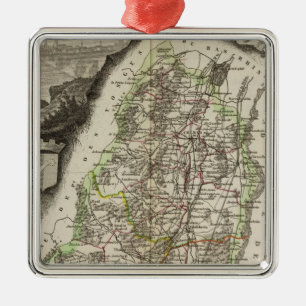 Dept. Du Haut Rhin Silbernes Ornament