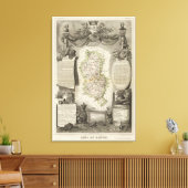 Dept Du Rhone Leinwanddruck (Insitu (Wohnzimmer))