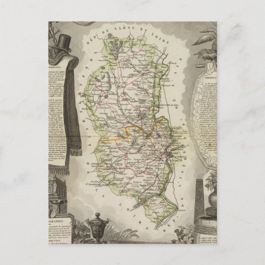 Dept Du Rhone Postkarte (Vorderseite)