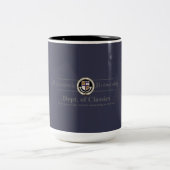 Dept. Mug des Miskatonic Hochschulklassikers Zweifarbige Tasse (Mittel)