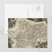Dept Saone et Loire Postkarte (Vorne/Hinten)
