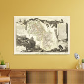 Dept Über L'Isere Leinwanddruck (Insitu (Wohnzimmer))