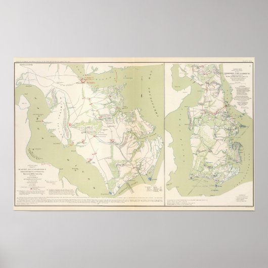 Dept Virginia, Yorktown bis Williamsburg Poster (Vorne)