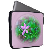 Deptford Pink Wildblume Laptopschutzhülle (Vorne Rechts)