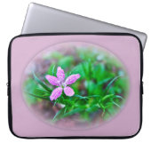 Deptford Pink Wildblume Laptopschutzhülle (Vorderseite)