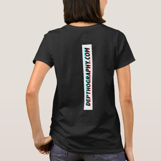 Depthography Logo Array T Shirt für Frauen (Rückseite)