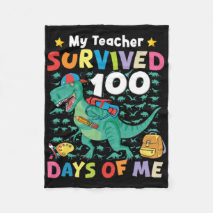 Der 100. Schultag meines Lehrers überlebte 100 Tag Fleecedecke