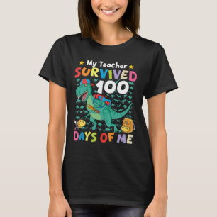 Der 100. Schultag meines Lehrers überlebte 100 Tag T-Shirt