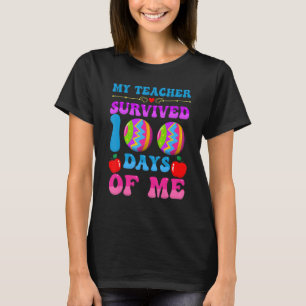 Der 100. Schultag meines Lehrers überlebte 100 Tag T-Shirt
