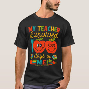 Der 100. Schultag meines Lehrers überlebte 100 Tag T-Shirt