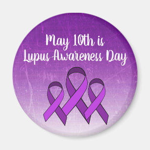Der 10. Mai ist der Lila Lupus Awareness Day Magnet