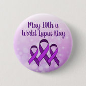 Der 10. Mai ist die Schaltfläche zum Lupus-Sensibi Button (Vorderseite)