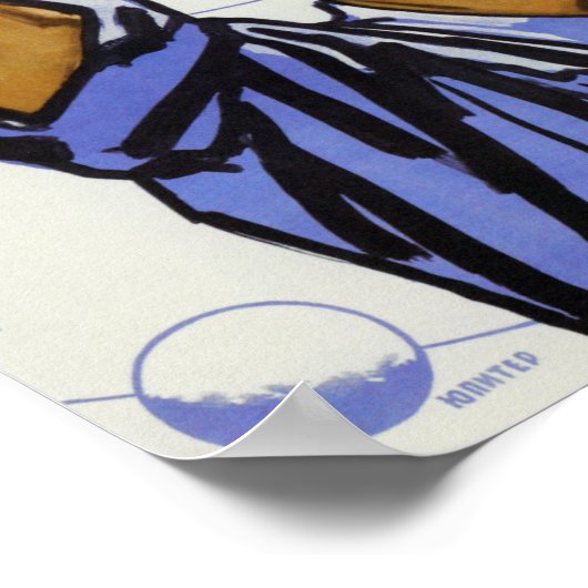 Der 10. Planet ist ein Symbol des kommunistischen  Poster (Ecke)