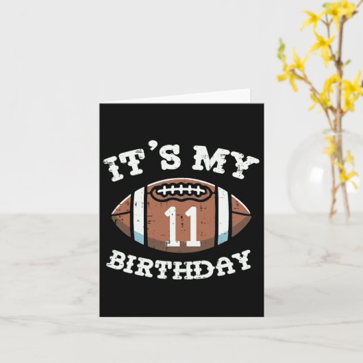 Der 11. Geburtstag des 11. Karte (Gelbe Blume)