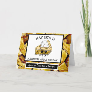 Der 13. Mai ist Nationaler Apfelkuchen-Tag. Rezept Karte