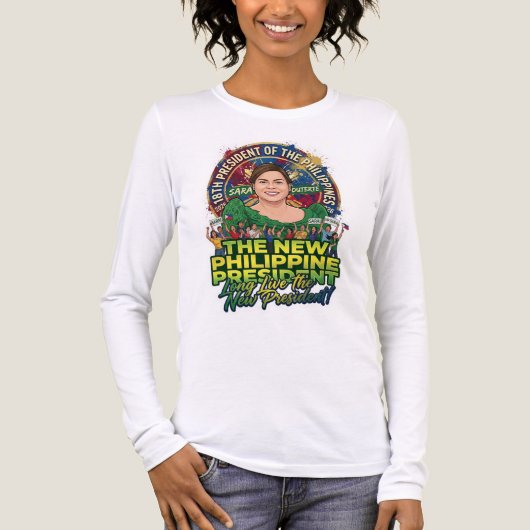 Der 18. Präsident der Philippinen Tri-Blend Shirt (Vorderseite)