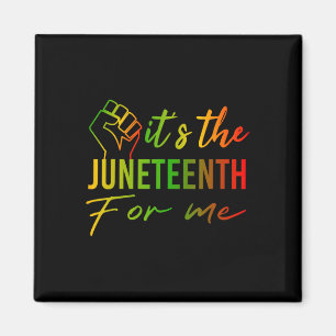 Der 19. Juni für mich, Afrikanischer Schwarzgeschi Magnet
