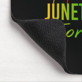 Der 19. Juni für mich, Afrikanischer Schwarzgeschi Mousepad (Ecke)