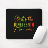 Der 19. Juni für mich, Afrikanischer Schwarzgeschi Mousepad (Mit Mouse)