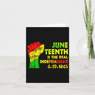 Der 19. Juni ist der wirkliche Unabhängigkeitstag Karte