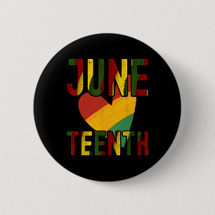 Der 19. Juni ist mein Unabhängigkeitstag Freie sch Button