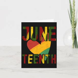 Der 19. Juni ist mein Unabhängigkeitstag Freie sch Karte