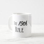 Der 19. Loch-Golf-Ball Kaffeetasse (Vorderseite Links)