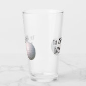 Der 19. Loch-Golfball Glas (Links)