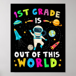 Der 1. Grad ist aus diesem Weltraum zurück zu S Poster