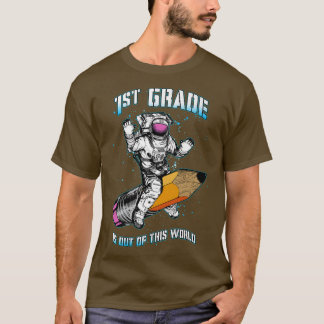 Der 1. Grad ist aus diesem Weltraum zurück zu S T-Shirt