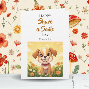Der 1. März ist Share a Smile Day! Karte