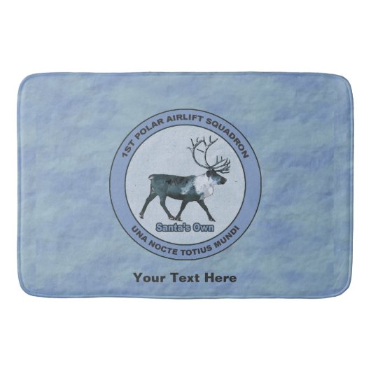 Der 1. Polar Airlift-Sqdn des Weihnachtsmanns - ge Badematte (Vorderseite)