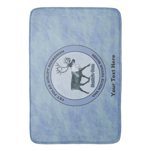 Der 1. Polar Airlift-Sqdn des Weihnachtsmanns - ge Badematte (Vorderseite Vertikal)