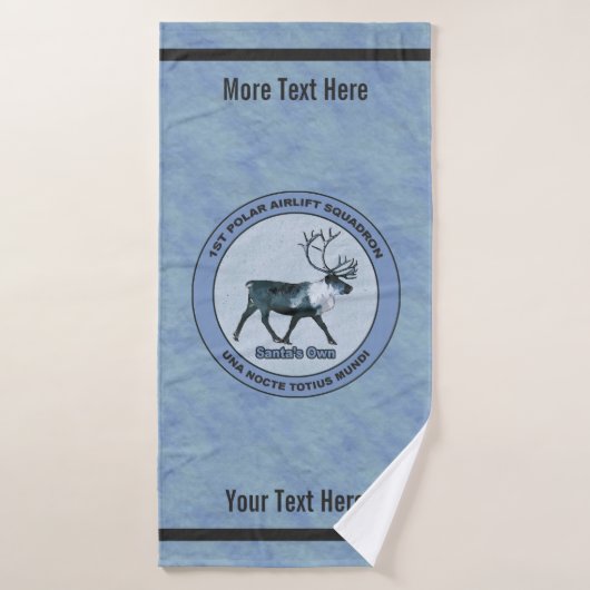 Der 1. Polar Airlift-Sqdn des Weihnachtsmanns - ge Badhandtuch Set (Badehandtuch)