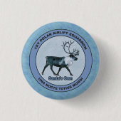Der 1. Polar Airlift-Sqdn des Weihnachtsmanns - ge Button (Vorderseite)