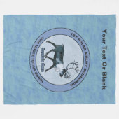 Der 1. Polar Airlift-Sqdn des Weihnachtsmanns - ge Fleecedecke (Vorderseite (Horizontal))