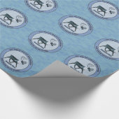 Der 1. Polar Airlift-Sqdn des Weihnachtsmanns - ge Geschenkpapier (Ecke)