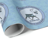 Der 1. Polar Airlift-Sqdn des Weihnachtsmanns - ge Geschenkpapier (Rolleneckpunkt)