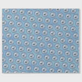 Der 1. Polar Airlift-Sqdn des Weihnachtsmanns - ge Geschenkpapier (Flach)